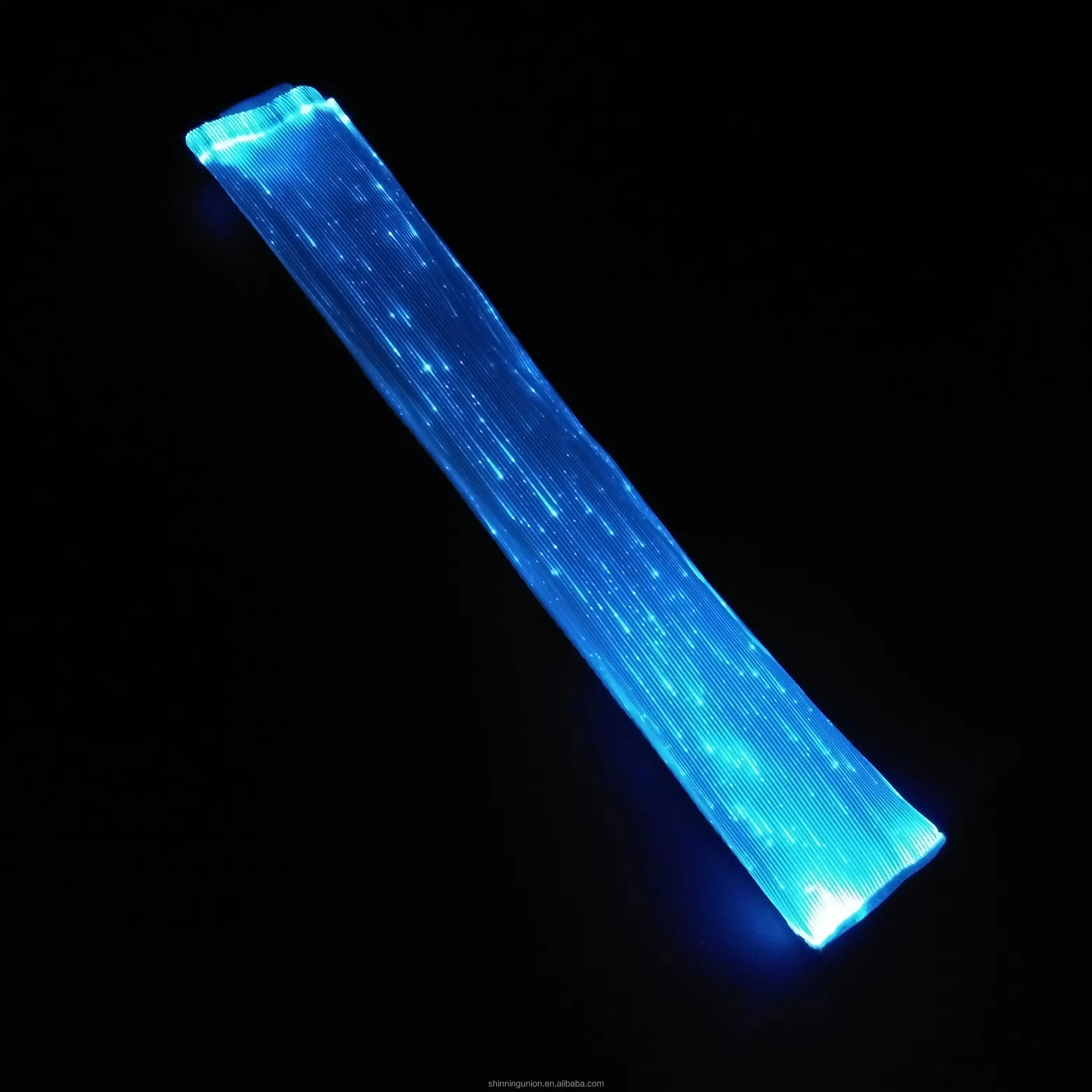 LED Light EDM Rave Fan Holder - Customize Logo UV Printed Hand Fan Holder - LED FIBER OPTIC LIGHT UP COLOR CHANGING FAN HOLSTER