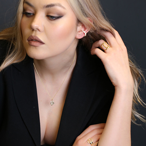 ขายส่งสร้อยคอเสน่ห์ออกแบบใบแฮนด์เมดตุรกี 925 เงินสเตอร์ลิงJewelry - Product Image 6