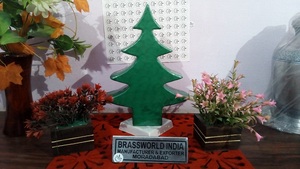 Brassworld India Árbol de Navidad en forma de urna de cremación Suministros funerarios Premium - Product Image 4