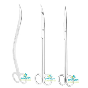 กรรไกรผ่าตัดแบบใช้มือทำจากสแตนเลส คุณภาพสูง ได้รับการรับรองมาตรฐาน CE ISO  เป็นพื้นฐานของเครื่องมือผ่าตัด - Product Image 2