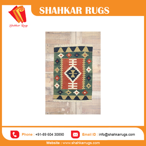 Juego de alfombras Kilim de lana con diseño de logotipo personalizado, alfombras de corredor de felpa, habitaciones de hotel, cocina, precios a granel personalizados, puerta de habitación - Product Image 5