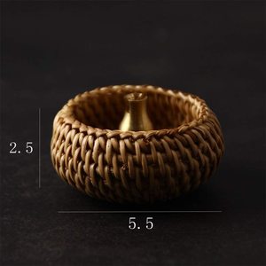 Retro Classic Style Woven Natural Rattan <b>Incense</b> Stick <b>Holder</b> <b>burner</b> Censer Ornaments Wholesale - Product Image 6