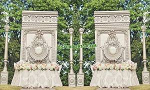 Arrière-plan en Fiber pour mariage, cadre coloré, élégant, style nordique, blanc, scène win, Design Unique, Pa - Product Image 5