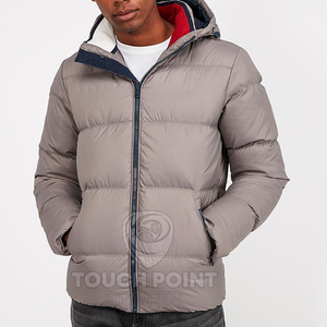 Chaqueta acolchada de alta calidad para hombre, chaqueta de burbujas de invierno personalizada, OEM completo - Product Image 1