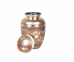 โกศใส่เถ้ากระดูกสัตว์เลี้ยงพิมพ์ลายอุ้งเท้าสีบรอนซ์ - Product Image 1