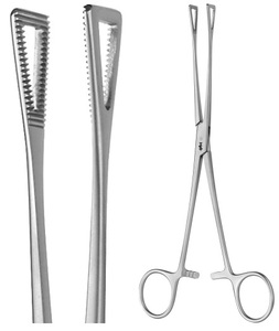 Pince à tissus Duval de haute qualité Pince homéostatique Instruments chirurgicaux en acier inoxydable - Product Image 1