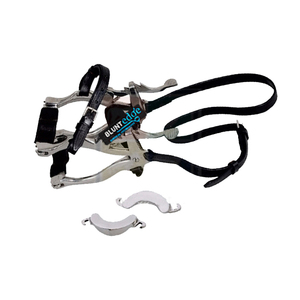 Venta al por mayor de fabricación de espéculo dental boca de caballo mordaza de acero inoxidable calibre de boca de cuero para caballos instrumentos veterinarios - Product Image 3