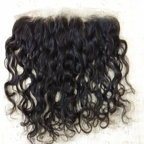 Raw Unprocessed Temple Human Hair Digital HD Transparent Lace Frontal 13X4 with Customization from India Hair Company