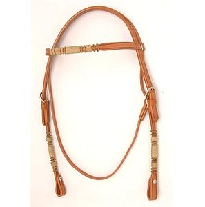 Puesto de cabeza de caballo occidental de cuero indio puro 100% de la mejor calidad tallado a mano con hebillas de latón - Product Image 1