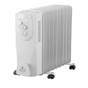 Oil Filled Radiator Bathroom Heater Mini Heater with Infrared Electric Panel Heater Carbon Floor Standing