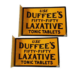 Meilleures ventes : Enseignes murales vintage en porcelaine, double face, avec bride métallique, pour extérieur et intérieur, sur mesure, en gros - Product Image 6