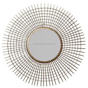 Espejos decorativos de pared Marco de hojas Espejo de pared para decoración de pared Este artículo se usa todos los días como sala de estar Dormitorio Habitación de invitados - Product Image 3