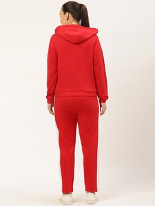 Ensemble de survêtement unisexe personnalisé deux pièces à manches longues, style streetwear, couleur unie, pour l'hiver, pour femmes - Product Image 3