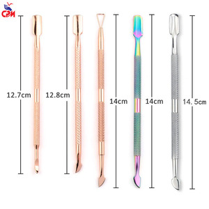 Empujador de Cutículas Profesional, Removedor de Piel Muerta, Acero Inoxidable, Doble Extremo, Herramienta de Manicura y Pedicura, Calidad de Salón - Product Image 6