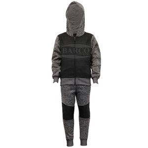 Chándal OEM personalizado para correr, chándal de temporada de invierno, chándal de tela polar 100% algodón con cremallera completa, chándal para hombre - Product Image 6