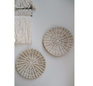 Cesta de pared de mimbre de algas marinas de nuevo diseño de decoración colgante de almacenamiento moderno de alta calidad para 2017 - Product Image 1