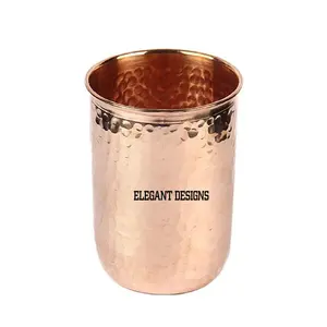 Wholesaler Of Copper Glass From Indian Latest Designer Water Drinking Copper Glass Home Wedding And Event Decor Copper Glass