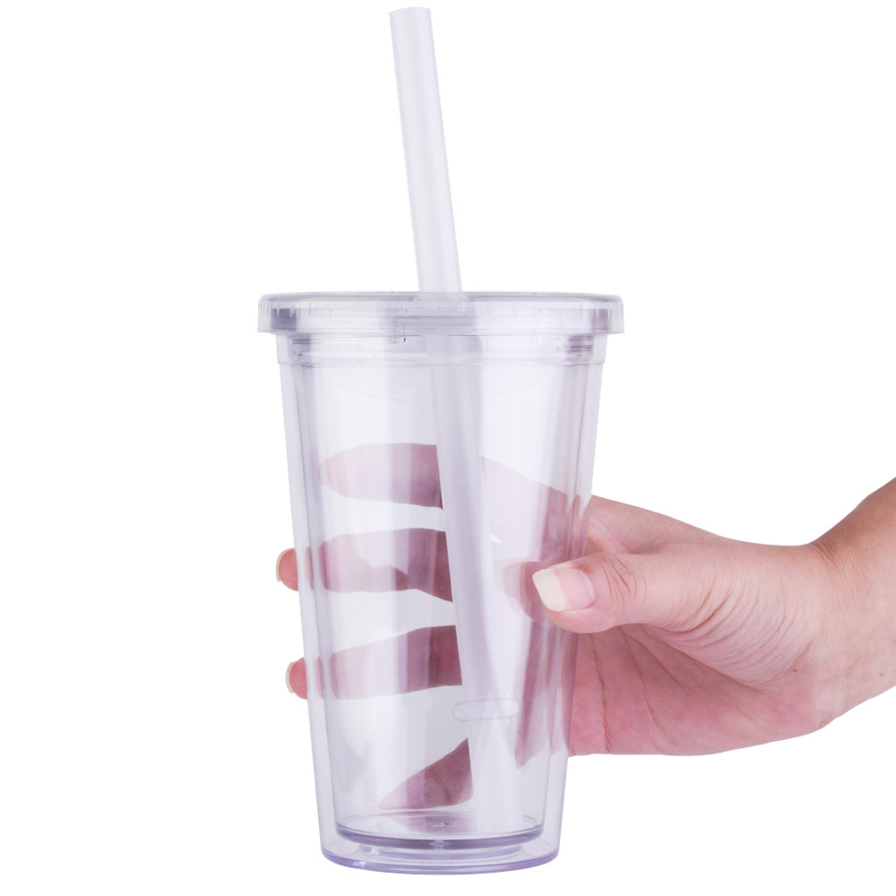 16oz 20oz 24 изготовленный на заказ с двойной стенкой многоразовый стакан чая Боба пластиковые чашки с крышкой и соломой