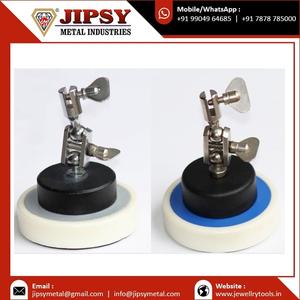 Nouveau support de torche de banc en métal avec base de troisième main ronde pour outils de fabrication de bijoux - Product Image 2