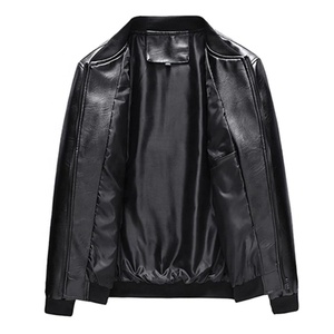 แจ็คเก็ตหนังวัวแท้ผู้ชายแบบใหม่ขายส่ง คุณภาพ 100% ระบายอากาศ กันลม แห้งเร็ว ทรงเข้ารูป คอตั้ง สำหรับฤดูหนาว - Product Image 6