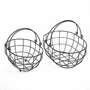 Vintage French Iron <b>Large</b> Capacity Folding Food Storage <b>Basket</b> Box Burlap Wire Organizer Home Storage Organization Metal - Product Image 5