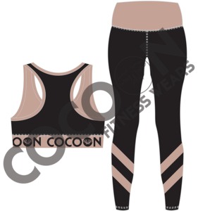 Sujetador de Yoga de alta calidad, ropa deportiva de gimnasio a la moda, color negro y rojo - Product Image 5
