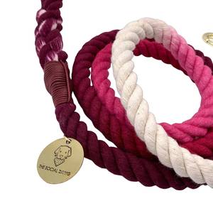 Custom <b>Pet</b> Braided Gradient Colour Rope Dog <b>Leashes</b> Innovative Dog <b>Leash</b> With Modern Design for Bulk Sale - Product Image 2