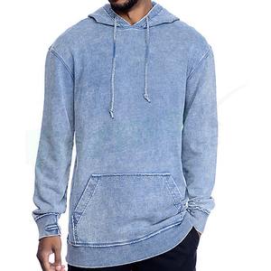 Venta al por mayor 100% algodón blanqueado ácido lavado Sudadera con capucha diseño forrado con característica Anti-encogimiento - Product Image 6