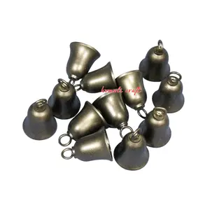 Custom plated cast metal Indian brass bells bell of any colour