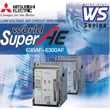 Acb air Circuit Breaker Acb mitsubishi AE-2500SW 3P