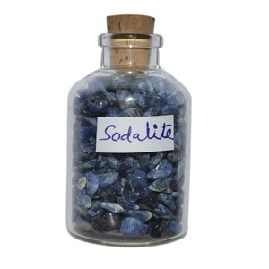 Best Value of Sodalite <b>Chips</b> Gemstone Bottle : Sodalite <b>Chips</b> Gemstone Bottle for Sale Semiprecious Stone Craft India - Product Image 1