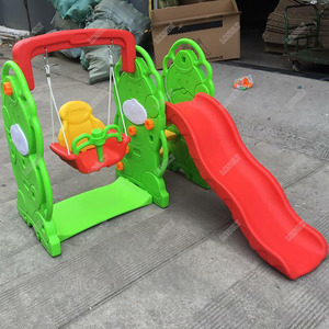 Tobogán y Columpio de Plástico de Alta Calidad para Niños, para Interiores, para Preescolar - Product Image 3
