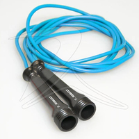 Cuerda de saltar de acero y PVC ponderada INDUSTRIAS ROBUSTAS de alta calidad-Colores/tamaño personalizables unisex Servicio OEM