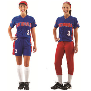 Camisetas de béisbol personalizadas OEM transpirables para mujer, venta al por mayor de camisetas de béisbol sublimadas baratas, uniforme de softbol. - Product Image 2