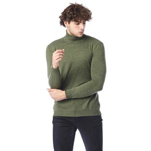 Jersey con logotipo personalizado bordado para hombre, Jersey de punto verde militar de alta calidad, nuevo producto, venta al por mayor - Product Image 1