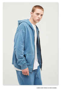 OEM Sweats à capuche de jogging unisexes et chauds, doublure polaire, pulls à fermeture éclair pour hommes et femmes - Product Image 4