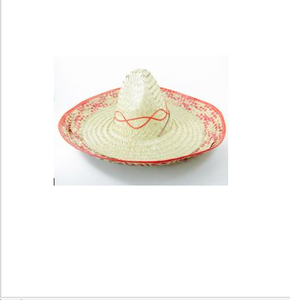 Sombrero Mexicano Tradicional de Ala Ancha, Sombrero Mexicano Grande de Paja, Sombrero Vietnamita Artesanal - Product Image 1