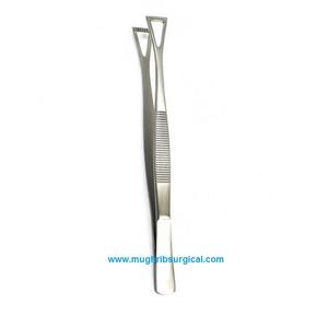 Pince à dissection de tissus Duval en acier inoxydable de haute qualité mâchoire 10mm 14.5cm Fabricant et exportateur d'instruments chirurgicaux - Product Image 6