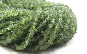 Cuentas de piedras preciosas de apatita verde Natural de 16 \ "AAA de grado, virutas lisas sin cortar para la fabricación de joyas, cuentas de piedra de la mejor calidad - Product Image 4