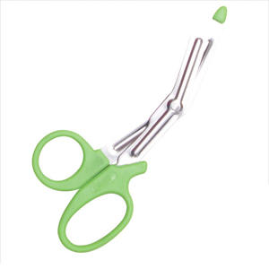 กรรไกรตัดแผล,กรรไกรอเนกประสงค์มีด้ามจับพลาสติกสีส้ม - Product Image 4