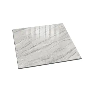 Fornitori all'ingrosso aspetto marmo marmo grigio lucido piastrelle in gres porcellanato formiato di grandi dimensioni piastrelle sottili 300x600mm 600x1200mm