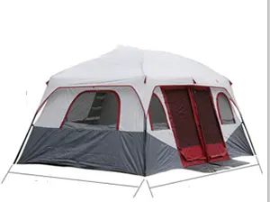 קמפינג חיצוני אוהל עמיד למים נייד מקלט משפחת אוהל מסחרי גדול אוהל