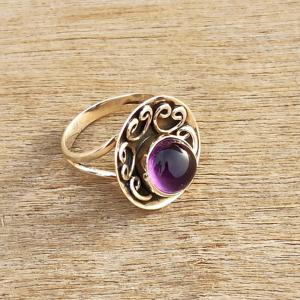 Wholesale Exquisite 925 Sterling <b>Silver</b> Gemstone Amethyst <b>Ring</b> New Collection Indian Style Handmade Jewelry Engagement <b>Set</b> - Product Image 2