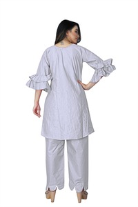 Kurtis-Robe Indienne en Coton pour Femme, Vêtement de Vente en Gros, Dernier Design de Mode, Reyon, Bas Prix, Dupatta - Product Image 2