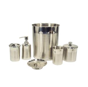 Juego de accesorios de baño de aluminio de 5 piezas para uso en el baño doméstico - Product Image 4