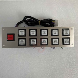 Life Of Luxury <span class=keywords><strong>WMS</strong></span> 550 Tablero de juego Arnés Botones Panel de metal Teclado y <span class=keywords><strong>Wms</strong></span> 550 Tablero de juego Kits de repuestos para la venta - Product Image 2