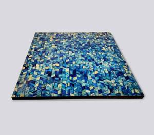 Posavasos con incrustaciones de hueso al por mayor, utensilios de cocina con forma hexagonal de los mejores colores para hoteles y restaurantes, alfombrillas y almohadillas de uso de vidrio para bebidas de hueso - Product Image 2