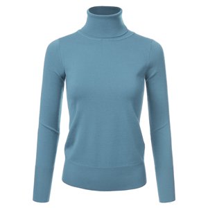 Suéter de Punto Grueso con Cuello Alto y Botones para Mujer, Estilo Casual, Abrigado para Invierno, Personalizado, de Lujo, con Función Antiencogimiento - Product Image 4