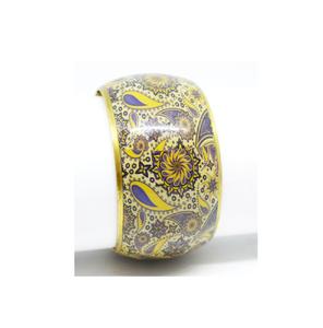 2020 August International fair jewelry Shows antique charm festival colorful bangle for Women Bollywood textured metal bangles - Product Image 2