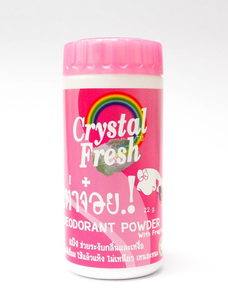 CRYSTAL FRESH Tailandia (Bangkok) Desodorante Corporal en Polvo Herbal Antitranspirante Unisex 22g (Aroma CP-022) ISO9001 ISO22716 OTOP - Product Image 3